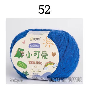 Len Bông Xù Baby 3mm Siêu Mềm – Len Thủ Công Móc Thú Bông Trang Phục Phụ Kiện