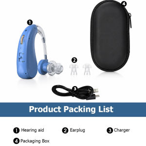 Mini Hearing Aid Sound Amplifier High Definition Sound Noise Reduction Rechargeable