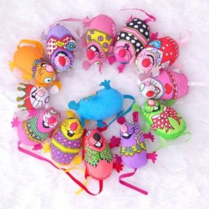 ANGCHI มีเอกลักษณ์ สุ่มสี เสียง Squeaker ของเล่นยัดไส้ ตลก ผ้าใบ ของเล่นสัตว์เลี้ยง หญ้าชนิดหนึ่ง ของเล่นแมวเมาส์ ของเล่นกัดเคี้ยว