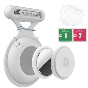 Waterproof Air Tag Bracelets for Kids Compatible with Air Tag Finders with Soft SiliconeAnti Lost GPS Item Finders Case Cover for KidsNight Blue/Black