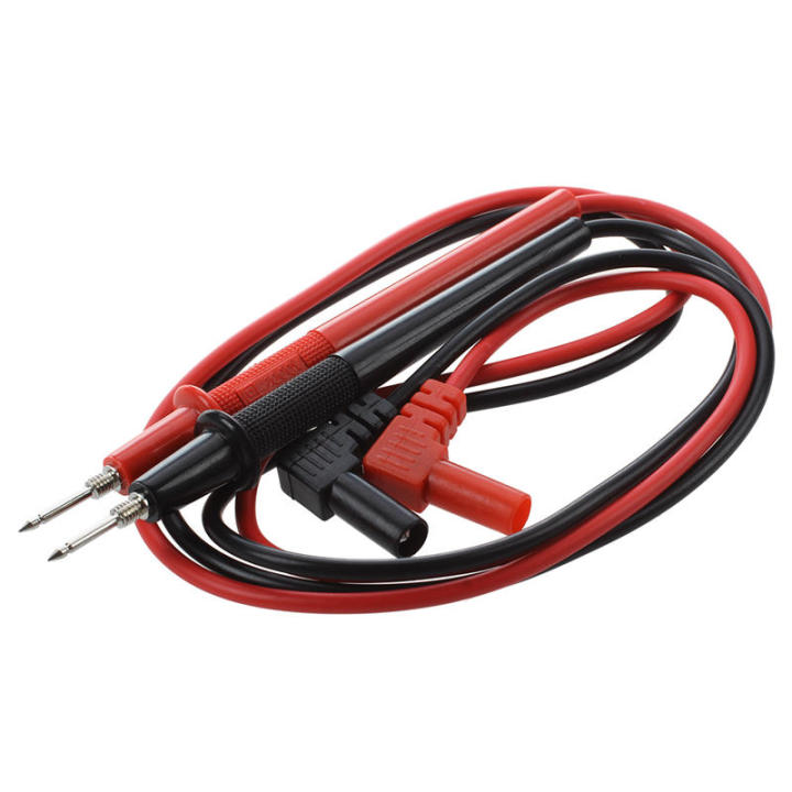 Pair Black Red 1000V Banana Multimeter Probe Test Lead Cable 60cm - View #14