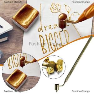 [COD] Fashion Change Slanting Fine-line Paint Pen Fluid Writer Pen Writer Paint Applicator Pen