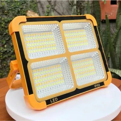 Đèn pha năng lượng mặt trời Đèn tích điện 1000W siêu sáng sử dụng năng lượng mặt trời xách tay đa năng chống nước Có Thể Sạc Điện Thoại Di Động Thích Hợp Đi Câu Cá Cắm Trại