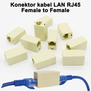 Konektor kabel LAN RJ45 8P8C Coupler 8Pin For Extension Ethernet Network LAN Cable Extender Plug