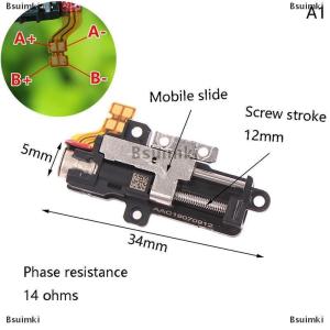[COD] Bsuimki มอเตอร์แบบก้านกดขนาดเล็กพร้อ DC3V เตอร์แบบสไลด์มอเตอร์เชิงเส้นยาว