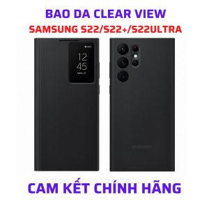 Bao Da Smart Clear View Cover S22 Ultra Chính Hãng Fullbox