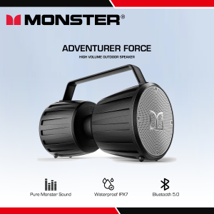 Monster Adventurer Force High Volume Outdoor Speaker MS21901 Black