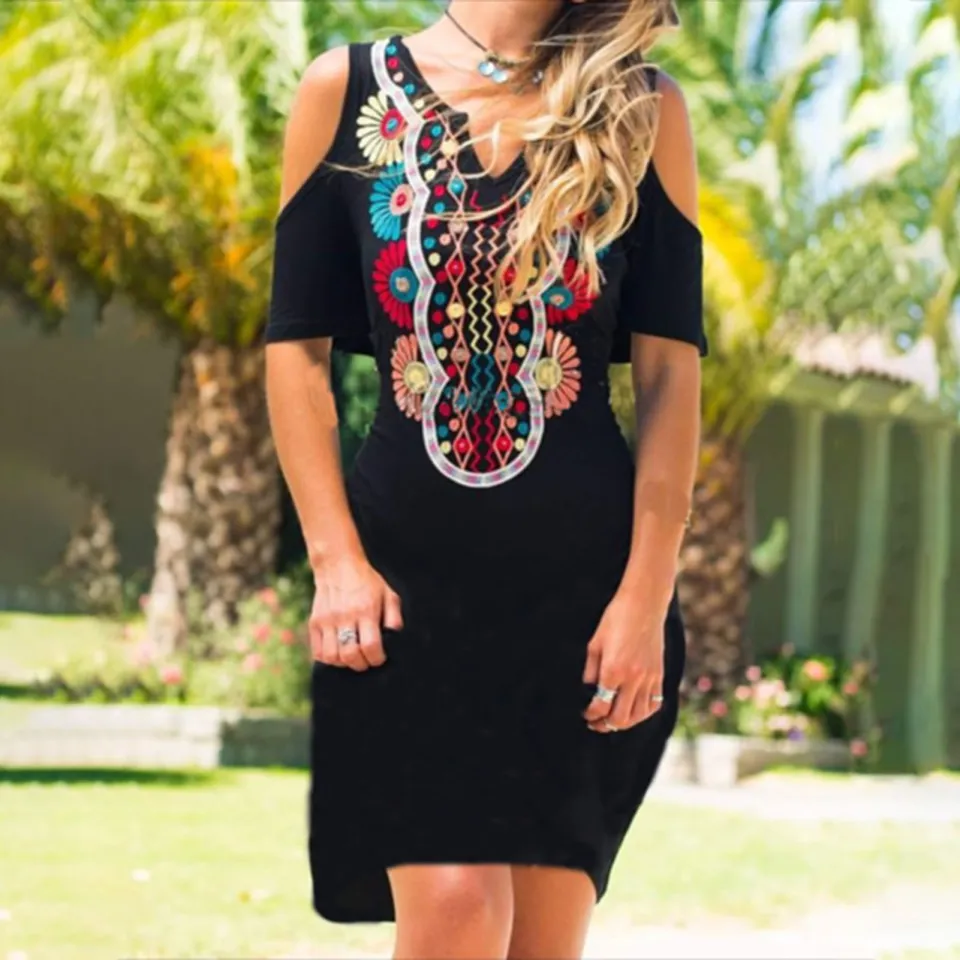 Bohemian 2024 tribal dress