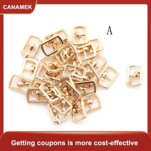 【CANAMEK 】 10pcs 4.5mm mini doll buttons ultra-small Tri-glide buckle doll belt buckle
