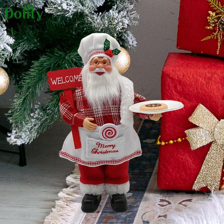 Christmas santa clearance figurines