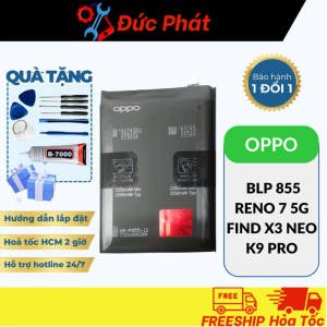 PIN THAY THẾ OPPO BLP 855/ RENO 7 5G/ FIND X3 NEO/ K9 PRO