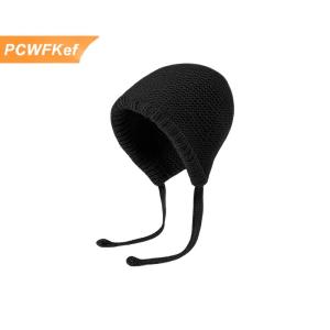 【PCWFKef】 Ngọt ngào handmade mùa thu mùa đông dệt kim Beanies hat len ấm tai bảo vệ hat Windproof tua Áo Thun hat
