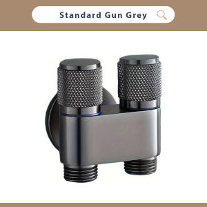 ROCO Paip Air Dua Hala Two Way Copper Water Tap Bathroom Angle Valve Washing Machine Tap Paip Mesin Basuh