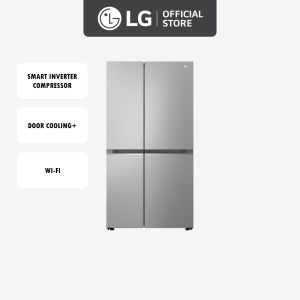 LG Side-by-Side Fridge GS-B6473PY 647L | Smart Inverter Compressor™ | Prime Silver