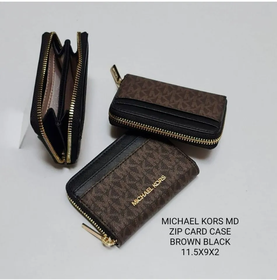 Michael Kors Jetset Travel Small Zip Around Card Case Wallet