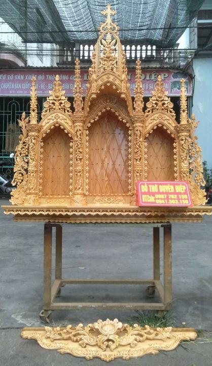 Bàn thờ công giáo , Toà thờ Chúa , Tòa gỗ đẹp , Tượng gỗ