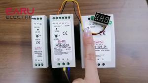 แหล่งจ่ายไฟสวิตช์ราง Din สวิตช์หม้อแปลงแรงดัน MDR-10W 20W 40W 60W 100W อินพุต AC100-240V เอาต์พุต DC 5V 12V 15V 24V 48V
