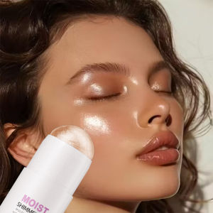[Natural Glowup] 1pc Glowup Highlighter Stick  Natural Brightening Face Contour & Highlight Makeup Medium Coverage Buildable