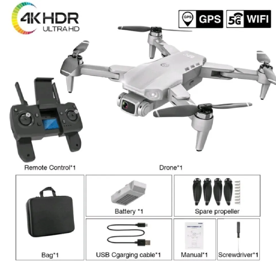 booom21 Sky88 L900 PRO GPS Drone 4k Dual HD Camera RC Distance