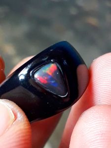 batu cincin kalimaya black opal top jarong
