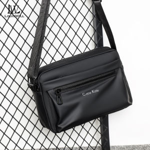 LouisWill กระเป๋าสะพายข้างแบบลำลองสำหรับผู้ชายกระเป๋าธุรกิจคนส่งเอกสารแฟชั่นกระเป๋าเดินทางกระเป๋าความจุมากมีกระเป๋าโทรศัพท์กันน้ำได้กระเป๋าน้ำหนักเบาพักผ่อนกระเป๋าถนนสำหรับนักศึกษา