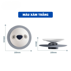 Nắp Đậy Lỗ Thoát Nước Hình Thú Dễ Thương Bồn Rửa Tay Bồn Rửa Chén Bát Chặn Mùi Hôi Và Lọc Rác Tiện Dụng Dễ Lắp Đặt K03