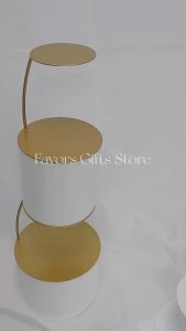 1/2PCS Metal Floating Cake Holders Stand Spacer Decorating Pastry Holder Tiers Stands Dessert Stand For Wedding Birthday Party Decoration