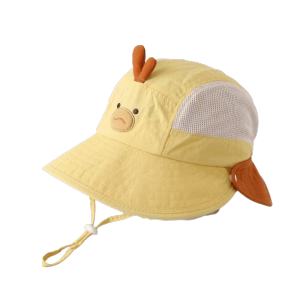 MAOMEI Vành mũ rộng Mũ xô cho bé Dễ thương Lưới thoáng khí Mũ chống nắng cho trẻ em Mới Polyester Mũ chống nắng trẻ em Mùa hè