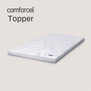 Comforcel 5cm Memory Foam Mattress Topper | Cooling Gel Infused | High Density 48D | Non-Slip Base | Removable Cover | Single Queen King