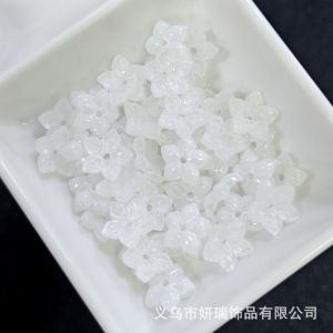 DIY hoa 5 cánh nhọn bằng acrylic nhiều màu 12mm phụ kiện trang sức thủ công tự làm
