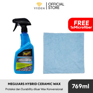 MEGUIARS Hybrid Ceramic Wax Spray Wax SiO2 Efek Daun Talas Hydrophobic MURAH