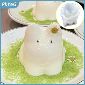 PkYeG Khuôn làm bánh thạch hoạt hình dễ thương Khuôn làm bánh trang trí công cụ làm bánh nằm rồng Kitty sữa Pudding Khuôn Silicone khuôn sữa trứng