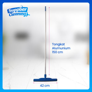 Wiper lantai Import Soft Eva Biru / Floor Squeegee / Sapu Dorongan Air / Tarikan Air Karet