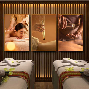 (HÌNH THẬT) Tranh treo tường spa 5 trang trí decor thư giãn kèm đinh