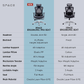 SPACE Ergonomic Chair - 4 Years Official Warranty*. 