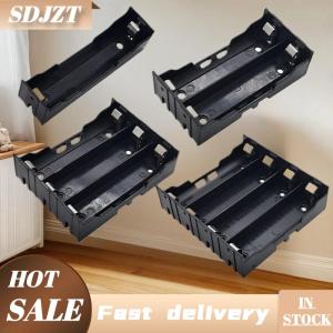 SDJZT 1Pcs 18650 Parallel Battery Box Shell 18650 Parallel 1 2 3 4 Slot Battery Holder Storage Box Case DIY Accessories