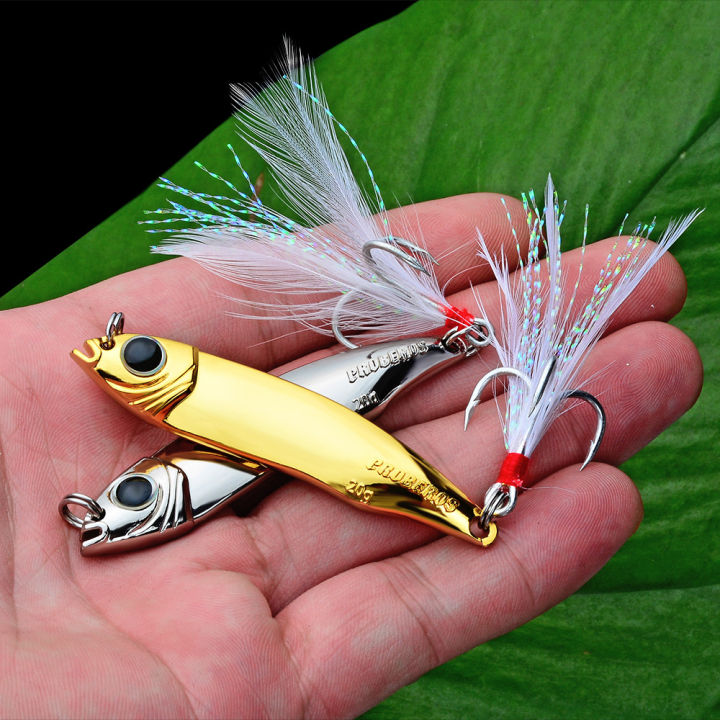 PROBEROS 1pcs Metal Fishing Lure Spoon Sequins Spinner with