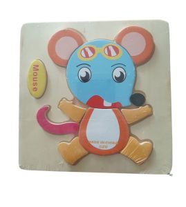 Mainan puzzle kayu anak hewan kartun/Mainan Edukasi anak bayi / wooden puzzle toys