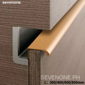 300/600/800mm Hidden Cabinet Handle Black Handle Modern Drawer Handle Punch-free Drawer Knob Long Door HandlesSolid