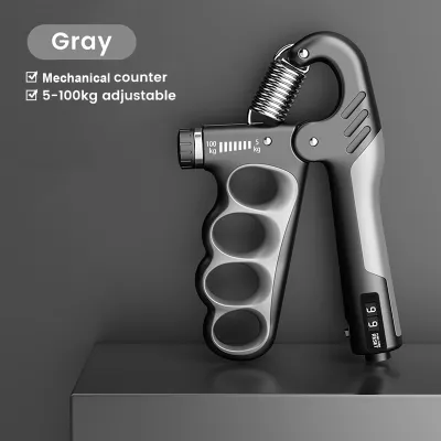 5-100kg Adjustable Resistance Hand Grip Gripper Wrist Arm Finger Forearm Strengthener Exercise GYM Power Fitness 握力器可调节