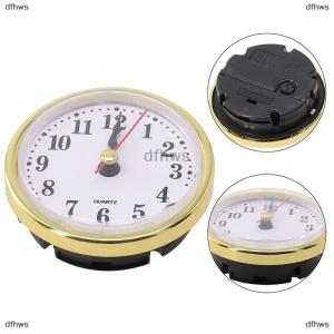[COD] dfhws Classic Clock Craft Quartz Movement Dia.65mm Round Clocks Insert Roman Number Little Clock Arabic Numbers Wall Decor