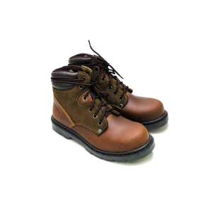 MANWOOD รองเท้าหนังแท้ รูปแบบทรงบูท รุ่น CB103-41 สีน้ำตาล