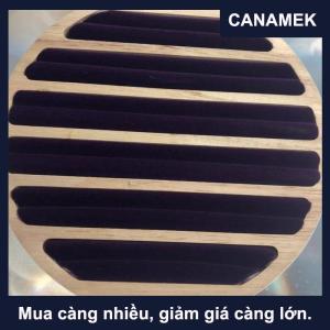 【CANAMEK】 Gỗ vòng hình dạng đồ trang sức khay Vòng bông tai vòng đeo tay Hiển thị tấm đồ trang sức lưu trữ đứng truy cập đạo cụ