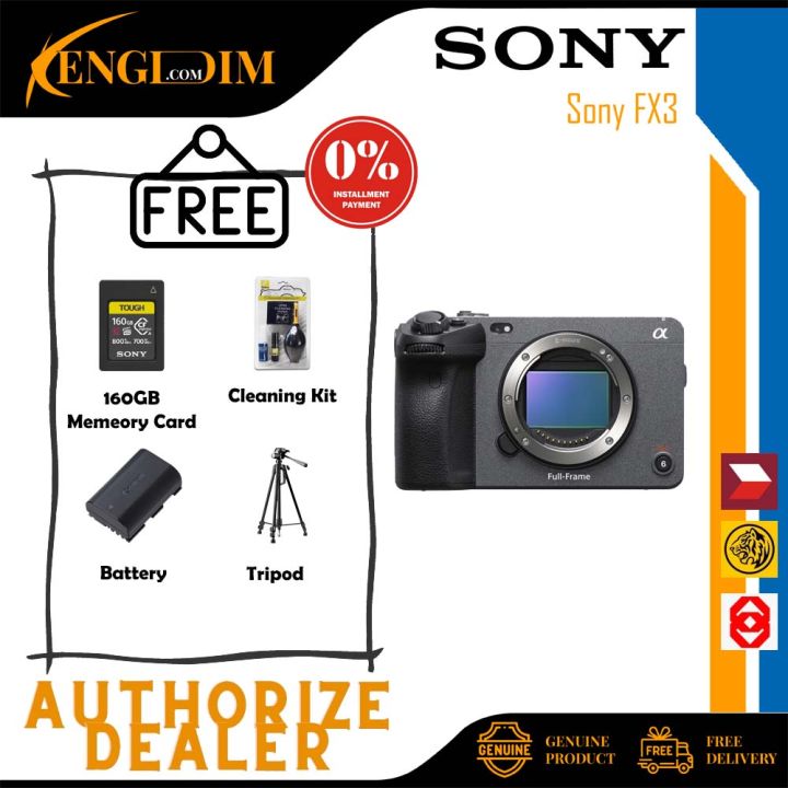 Sony FX3 FullFrame Cinema Camera (INSTALLMENT AVAILABLE) Lazada