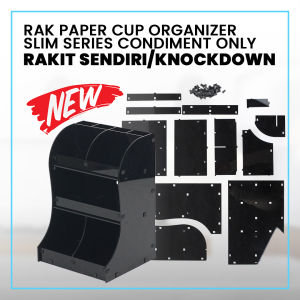 Rak Kopi Sachet Akrilik Slim Series Condiment Only