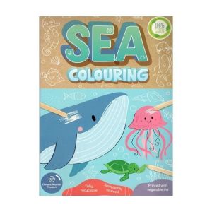 Sea Animals Colouring Book for Kids with 50 pages to Color Amazing Ocean Life