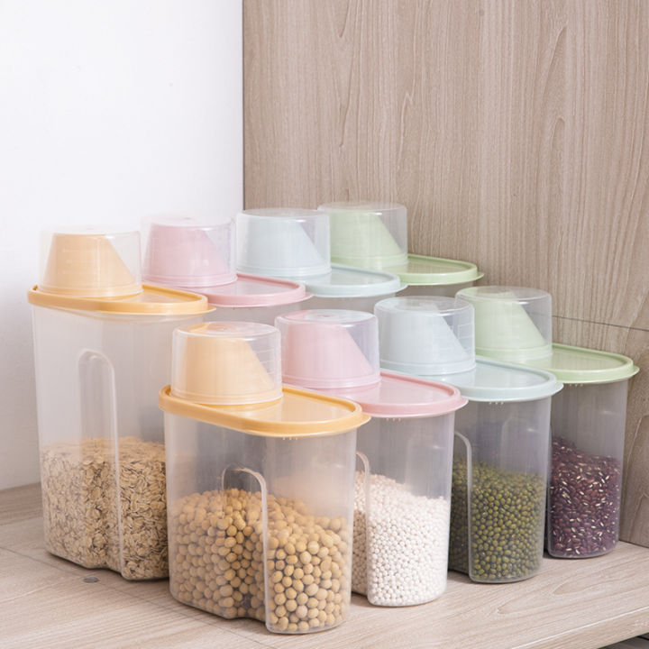 1.9L Multigrain jar Kitchen snack Nuts spice multigrain jar Moisture ...