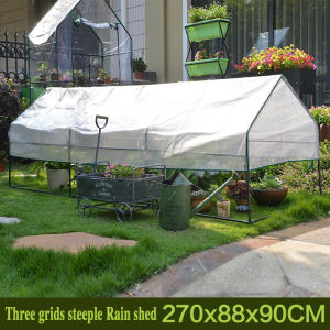 Mini Foldable Greenhouse Home Outdoor Flower Plant Gardening Garden Shed Winter Shelter (Including a complete set of shelves and covers)