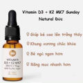Vitamin D3K2 MK7 Sunday Natural 20ml ĐỨC chính hãng cho bé từ sơ sinh - Vitamin D cho bé - Happypig. 