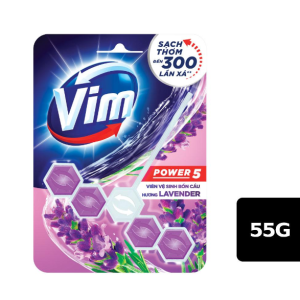 Viên treo vệ sinh toilet Vim hương oải hương 55g